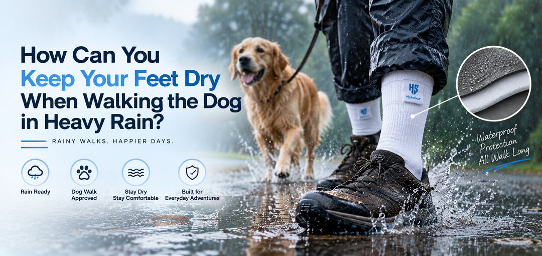 How Can You Keep Your Feet Dry When Walking the Dog in Heavy Rain?